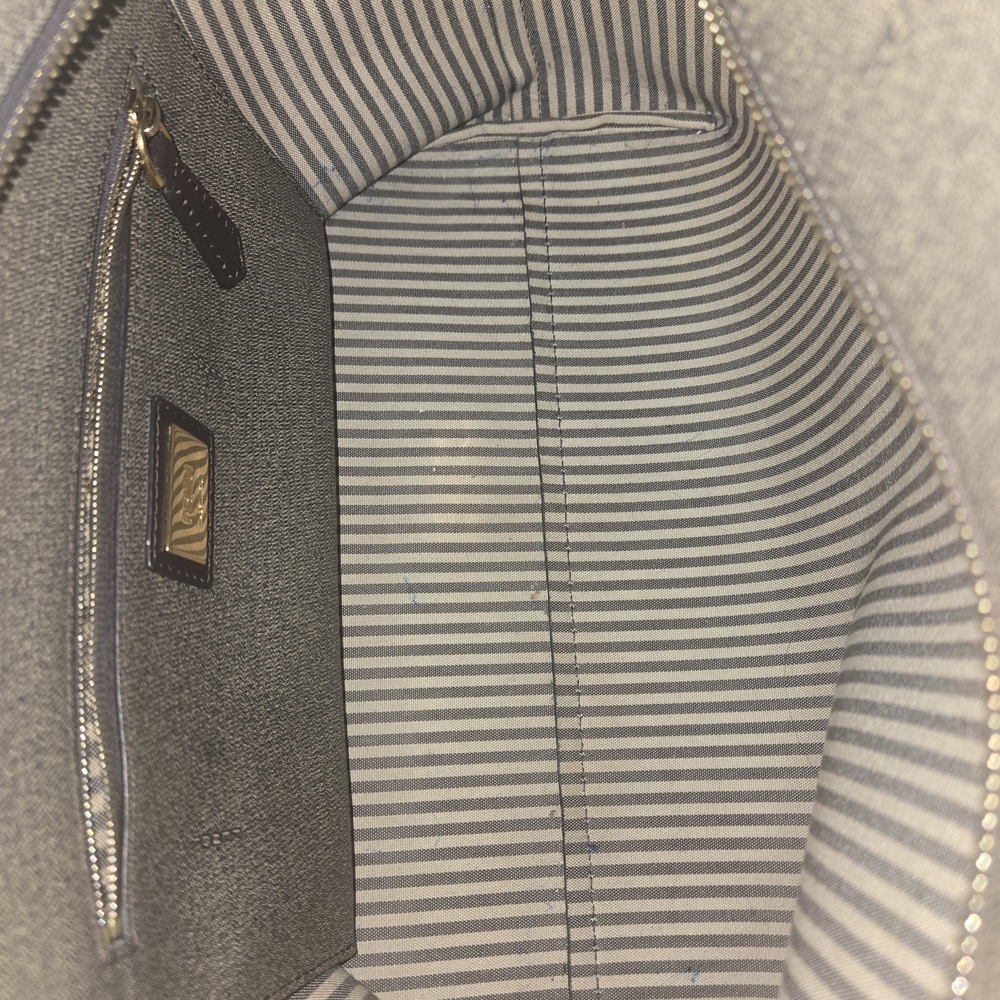 Fendi Zucca Print Brown Zippered Tote And Wallet Set Excellent Used Condition - Picture 13 of 17